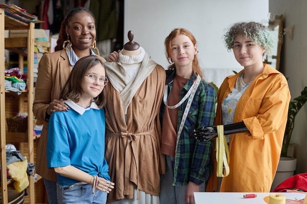 three artisans in studio